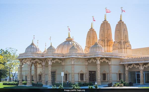 'Heinous Act': Indian Co<em></em>nsulate Co<em></em>ndemns Vandalism Of Swaminarayan Temple In New York