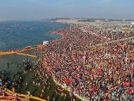 The Maha Kumbh Mela 2025 is scheduled to begin on January 13, with the Paush Purnima Snan, and will co<em></em>nclude on February 26, coinciding with Maha Shivratri. (Image: PTI/File)