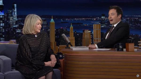 Martha Stewart discusses her "Martha" docu<em></em>mentary on the late night talk show. 