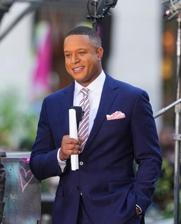 Craig Melvin presents NBC's "Today" at Rockefeller Plaza on October 08, 2024