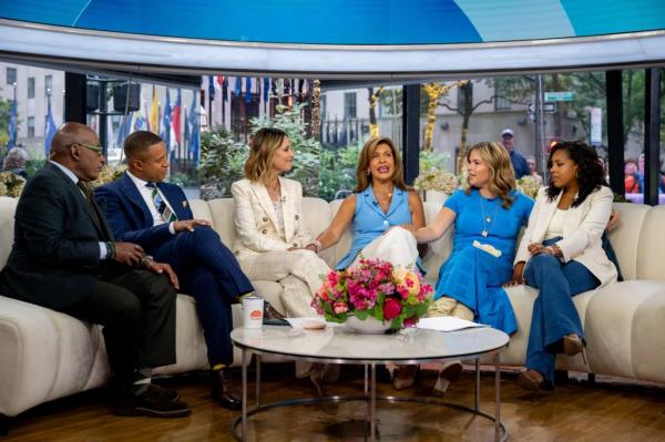 Al Roker, Craig Melvin, Savannah Guthrie, Jenna Bush Hager and Sheinelle Jo<em></em>nes on Thursday, September 26, 2024.