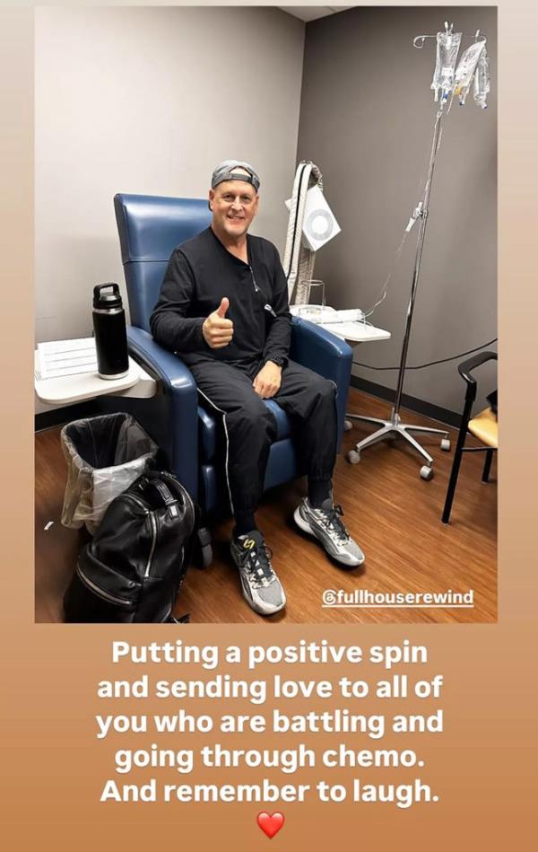 Dave Coulier shared a chemotherapy treatment update on his Instagram story on Friday.