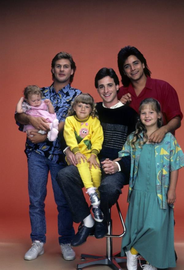 The cast of "Full House," 1987.