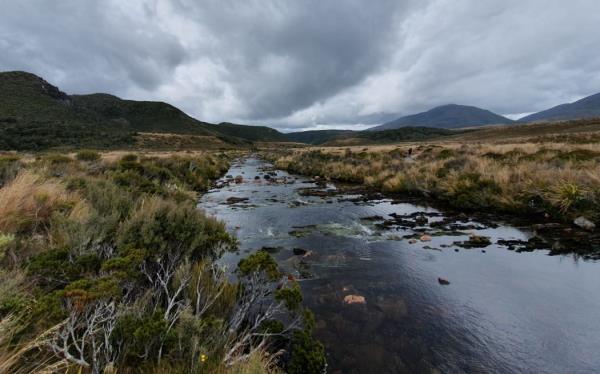 Rain clouds gather over Kahurangi Natio<em></em>nal Park in the north west of the South Island