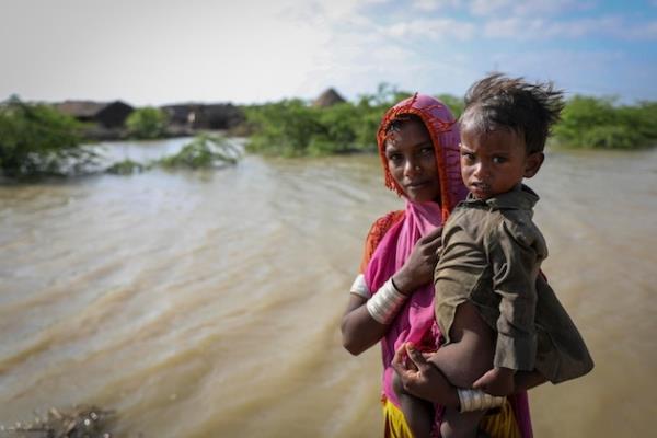 Education must reach every child impacted by a climate crisis they did not make. Credit: UNICEF