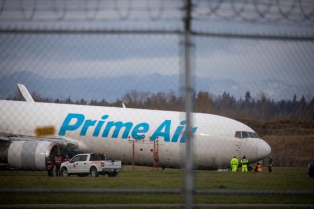 A downed airplane with the text 'PrimeAir' a<em></em>bout it.