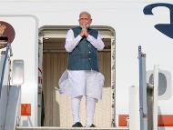 PM Modi emplanes for Rio, Brazil after co<em></em>ncluding a productive visit to Nigeria. (MEA)