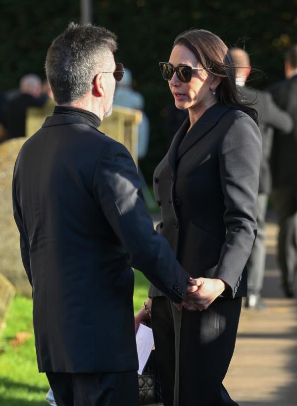 Simon Cowell and Lauren Silverman.