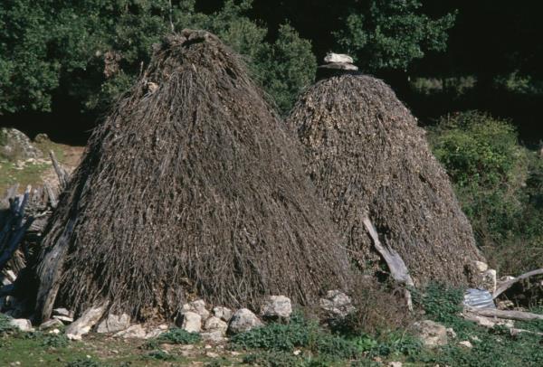 A typical sheepfold in Supramonte, Barbagia Ollolai, Sardinia, Italy.