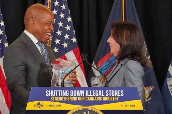 Eric Adams and Kathy Hochul