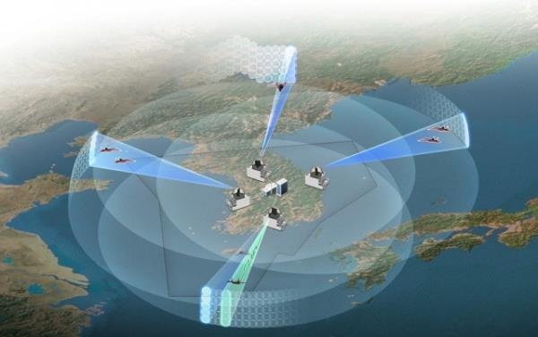 This image, provided by the Defense Acquisition Program Administration on Nov. 18, Monday, shows an operatio<em></em>nal map of new long-range radar systems developed with homegrown technology. (Yonhap)