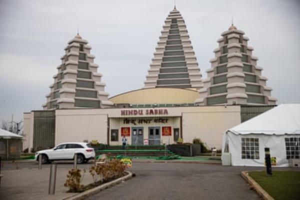 The Hindu Sabha Mandir temple in Brampton, Ontario.